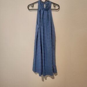 SHEIN Blue Textured Dress